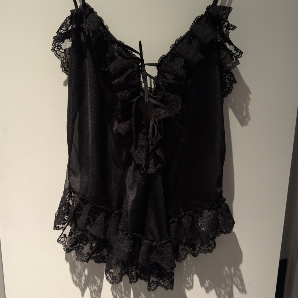 Lace and Mesh Top - NWT